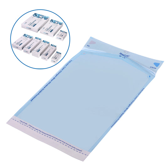OneMed 10"x15" 2000 (10 Boxes) Self-Sealing Sterilization Pouches for Autoclave