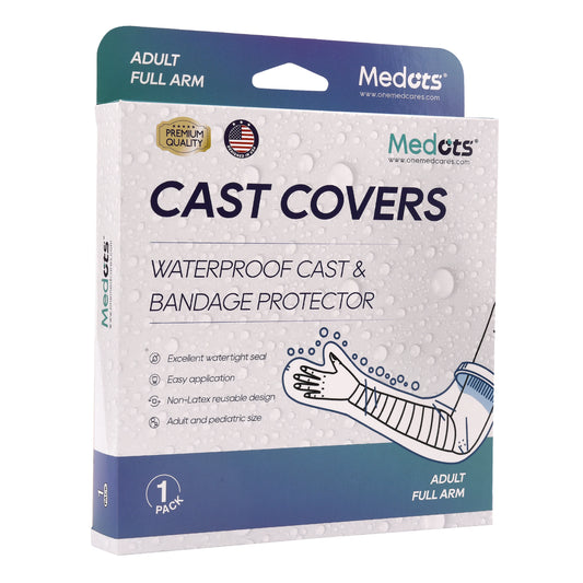Medots Adult Full Arm Cover Protector for Shower-Reusable Waterproof Cast Cover