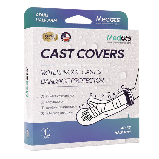 Medots Adult Half Arm Cover Protector for Shower-Reusable Waterproof Cast Cover