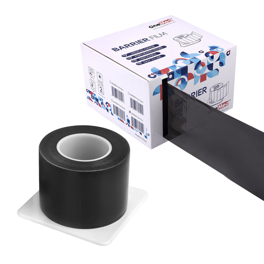 OneMed Dental Barrier Film Black 2 Rolls 2400 Perforted Sheets 4"x6"