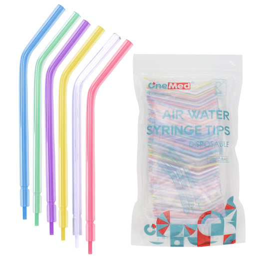 OneMed 1000(4 Bags) Disposable Air Water Syringe Tips Mixed Colors