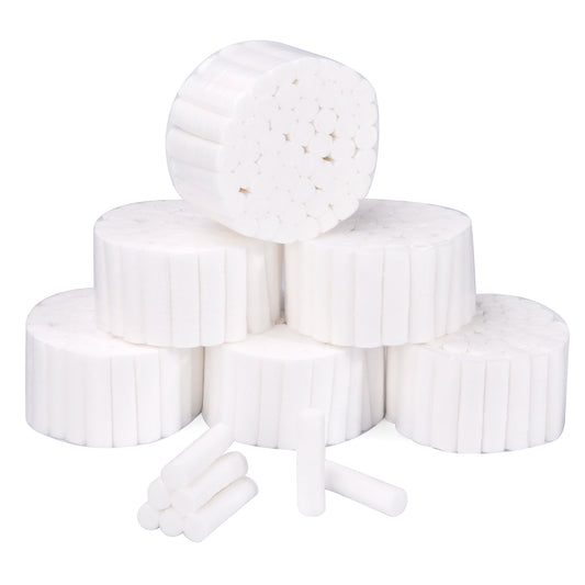 OneMed 10000(5 Boxes) Disposable Dental Cotton Rolls 1-1/2" x 3/8", (#2 Medium)
