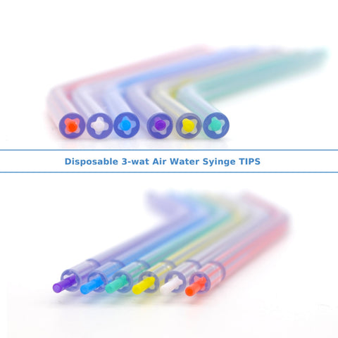 OneMed Disposable Air Water Syringe Tips Mixed Colors 250/Pack