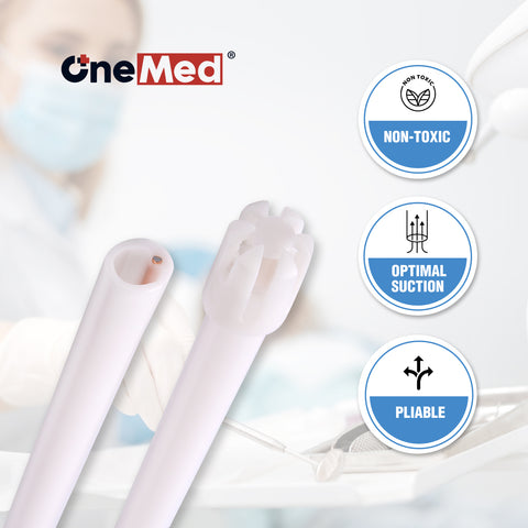 OneMed Dental Disposable Saliva Ejector 100/Bag