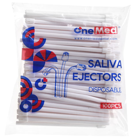 OneMed Dental Disposable Saliva Ejector 100/Bag