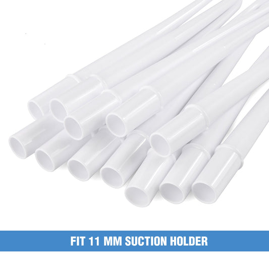 250(10 Bags) OneMed Dental Disposable Medium White 1/8" Surgical Aspirator Tips