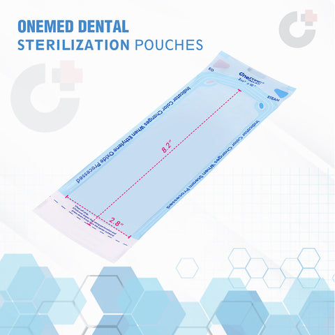 OneMed 3.5"x10" 2000 (10 Boxes) Self-Sealing Sterilization Pouches for Autoclave